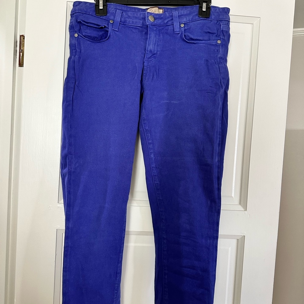 Paige skinny purple jeans